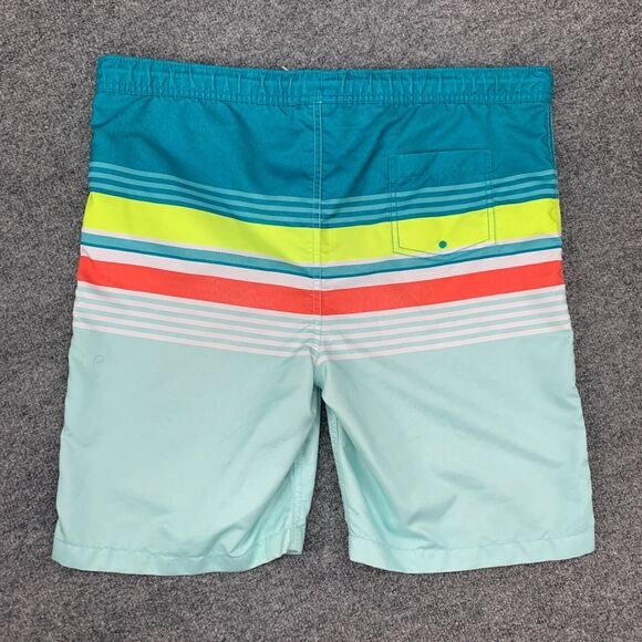 Lands End Swim Trunk Mens XL Extra Large Striped Drawstring Brief Lined *READ - Picture 3 of 12